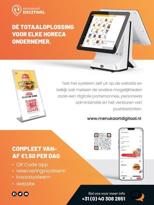 Menukaart Digitaal